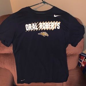 Nike Mens Navy Oral Roberts T Shirt size XL